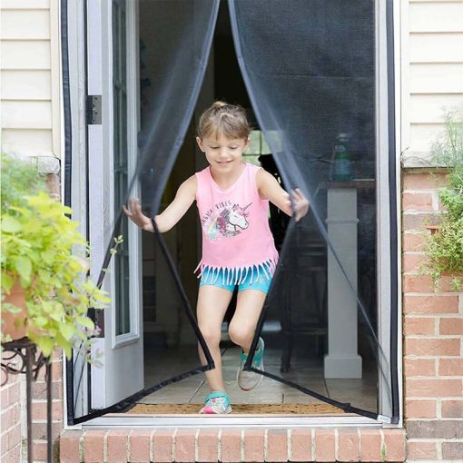 Magic Mesh Deluxe – Hands-Free Magnetic Screen Door | Keep mosquito Out
